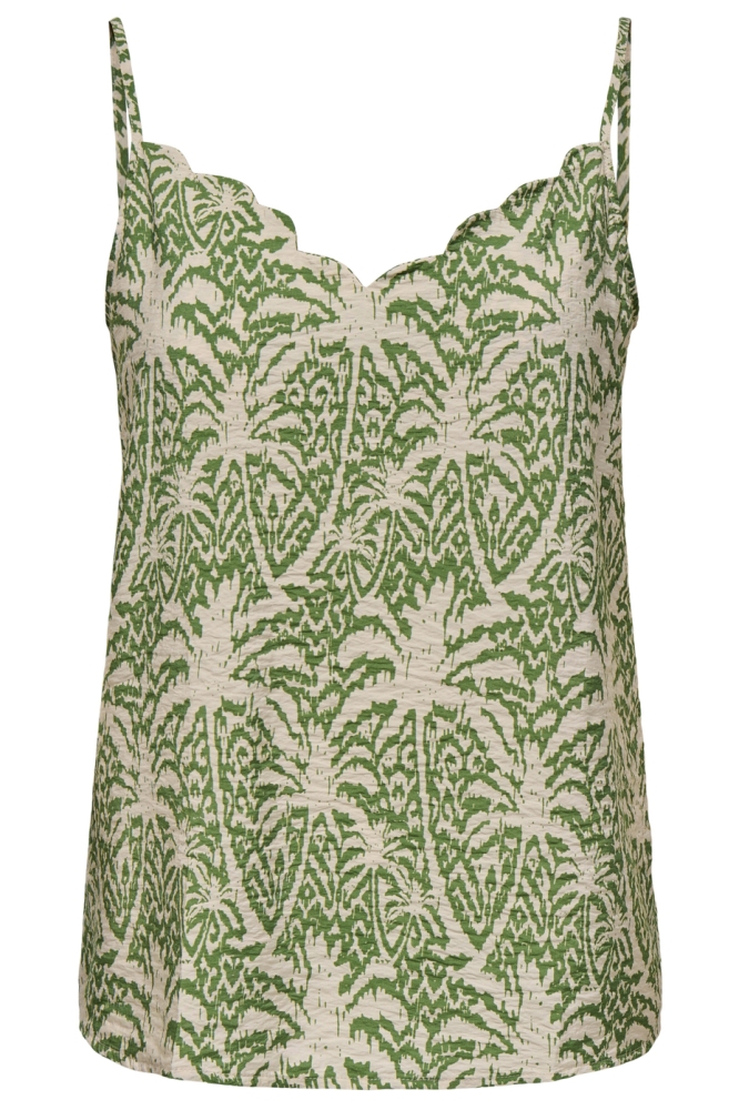 JDYTROYA LIFE SINGLET WVN DIA 15347220 KALE/02-25-07 TAPIOCA PALM TREE